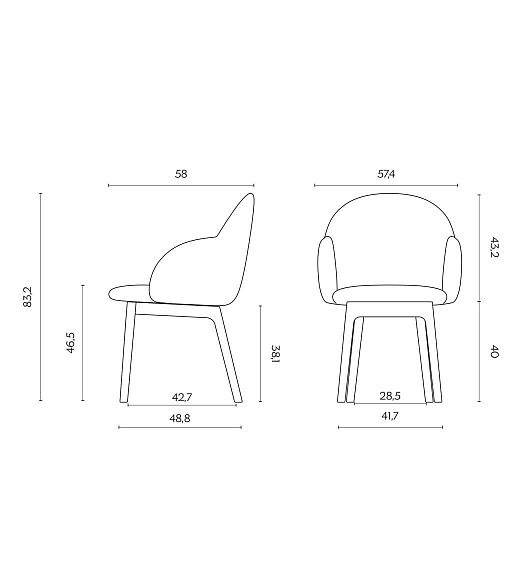 Стул Iola Armrest