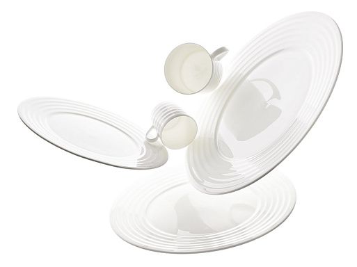 Тарелка салатная Fine Dining Reliefe
