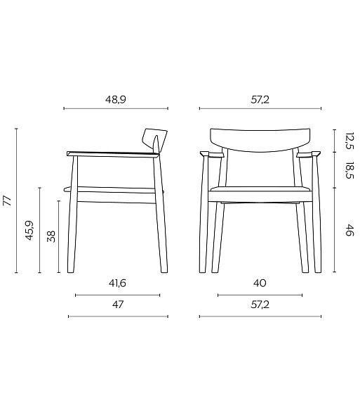 Стул Claretta Armrest