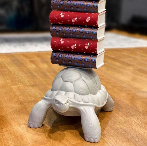 Книжная полка Turtle Carry White