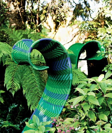 Кресло Shadowy Blue/green