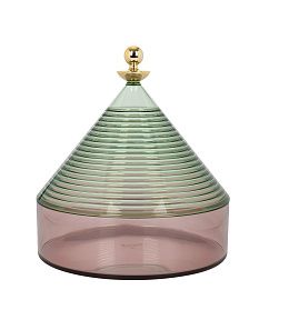 Ваза c крышкой TRULLO Verde Rosa