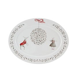 Блюдо овальное Nöel 42х32 см