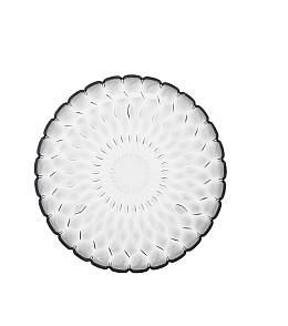 Пластиковое блюдо JELLY (прозрачное) 45 см
