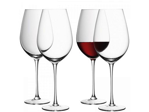 Бокалы для красного вина Вино Wine 4 шт 0.85 л