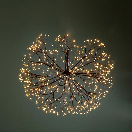 Bianchi Dino Гирлянда LED Цветок черный 30 см