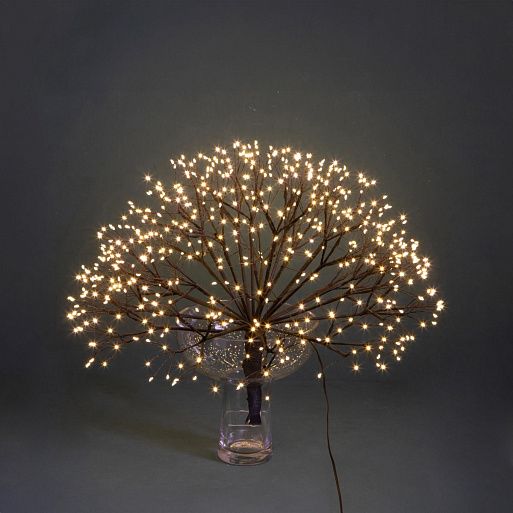 Bianchi Dino Гирлянда LED Цветок черный 30 см