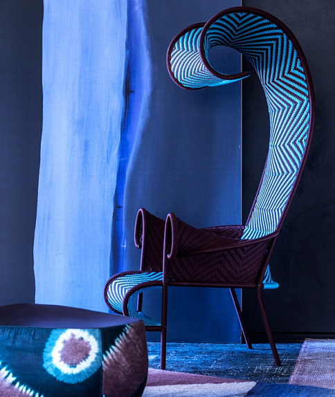 Кресло Shadowy blue