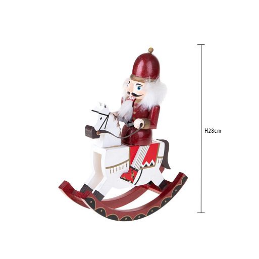 Щелкунчик на лошади 23хh28 см