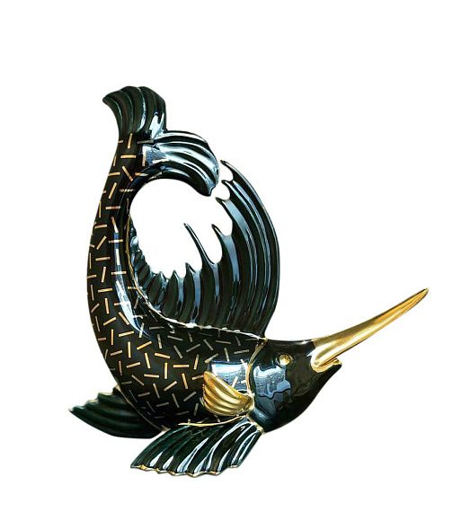 Скульптура Рыба Марлин Black-Gold
