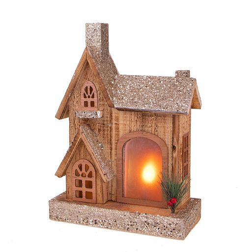 Деревянная церковь 34 см