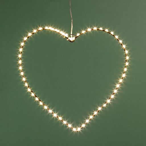 Гирлянда MicroLED Сердце 20 см