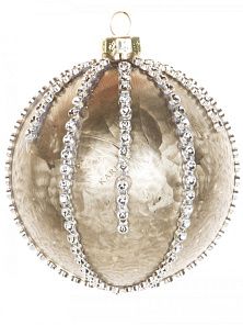 Медный шар со стразами