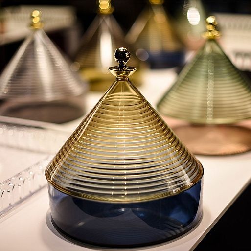 Ваза c крышкой TRULLO Fume Verde