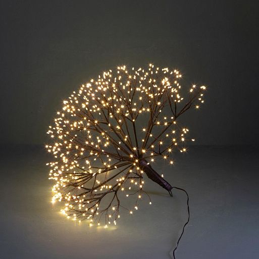 Bianchi Dino Гирлянда LED Цветок черный 30 см