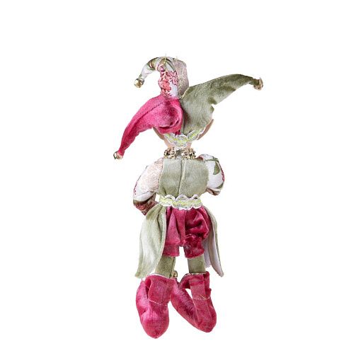 Эльф Джокер розово-зеленый 30 см