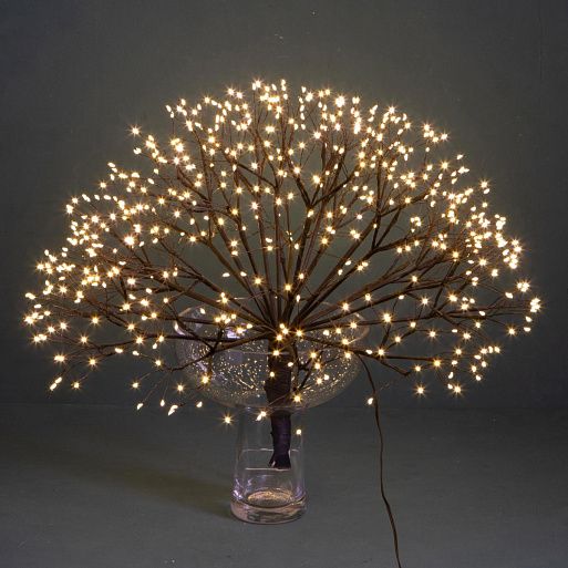 Bianchi Dino Гирлянда LED Цветок черный 40 см