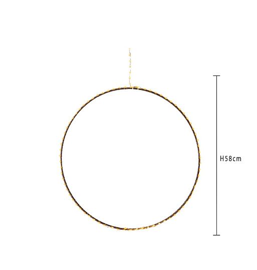 Гирлянда MicroLED Круг 58 см