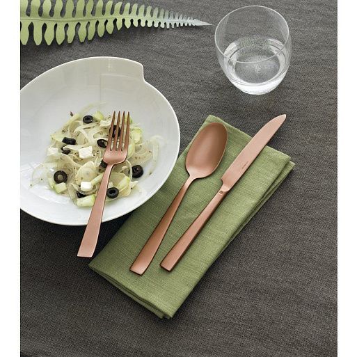 Набор столовых приборов Flat Antique Copper 24 шт