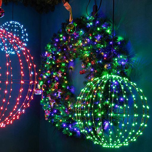 Гирлянда LED Сфера разноцв. 50 см