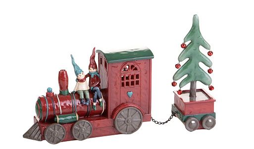 Паровоз с елкой 23 см