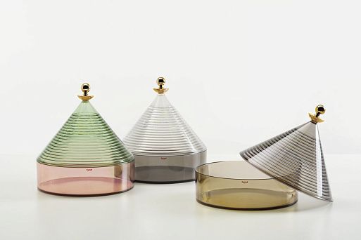 Ваза c крышкой TRULLO Fume Verde
