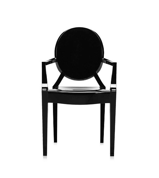 Стул LOUIS GHOST black