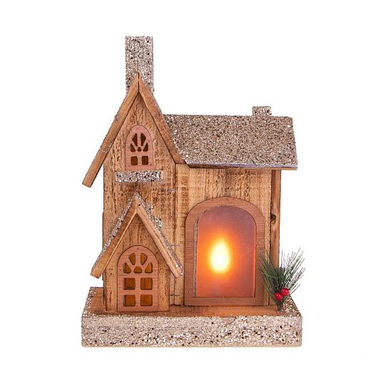 Деревянная церковь 34 см