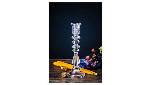 Подсвечник стеклянный Альтесс 30 см