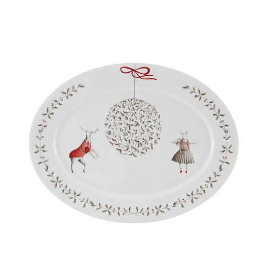 Блюдо овальное Nöel 42х32 см