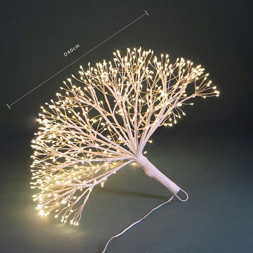 Bianchi Dino Гирлянда LED Цветок белый 40 см