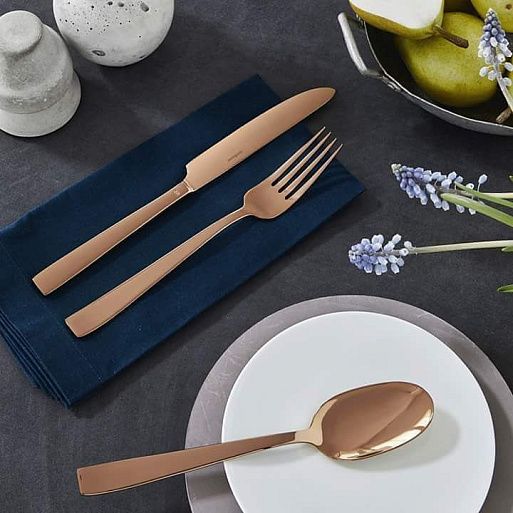 Набор столовых приборов Flat Antique Copper 24 шт
