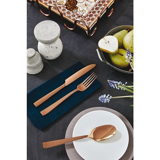 Набор столовых приборов Flat Copper 24 шт