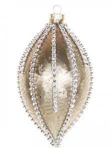 Медный конус со стразами