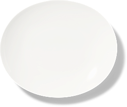 Тарелка овальная White Mothion 32 см