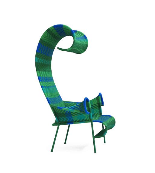 Кресло Shadowy Blue/green